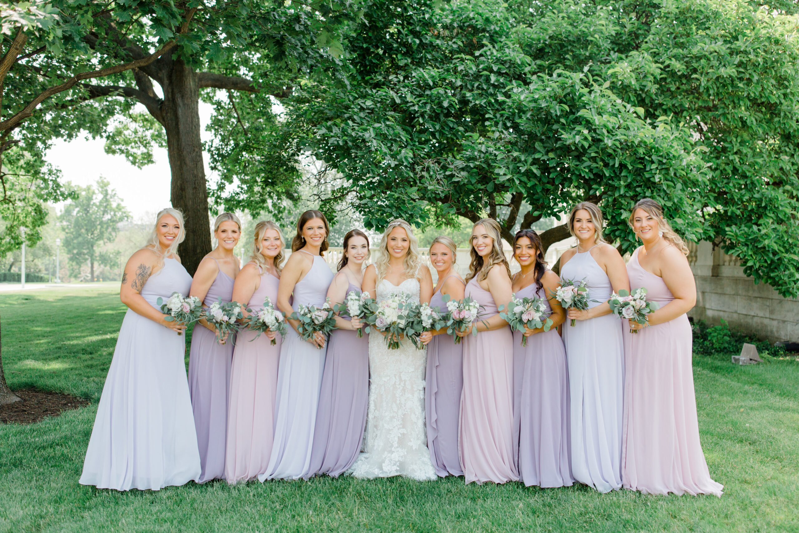 Bridesmaids 120 scaled 1 - Mismatched Shades of Purple Bridesmaid Dress Recipes Bridesmaids 120 scaled 1