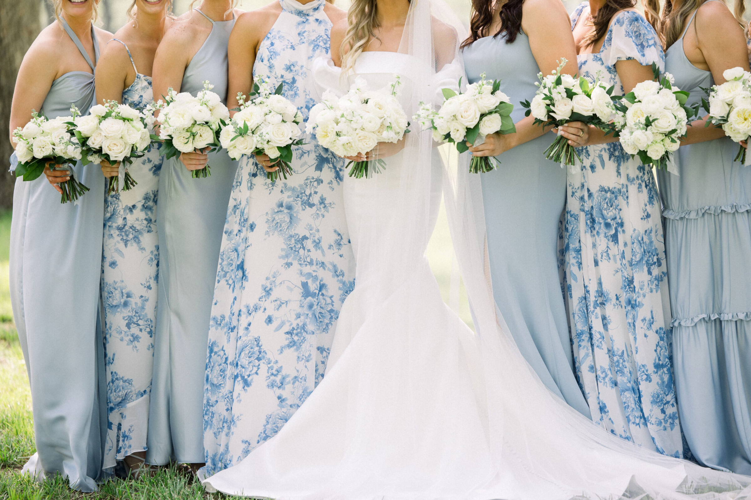 Mismatched Blue Bridesmaid Dress Recipe