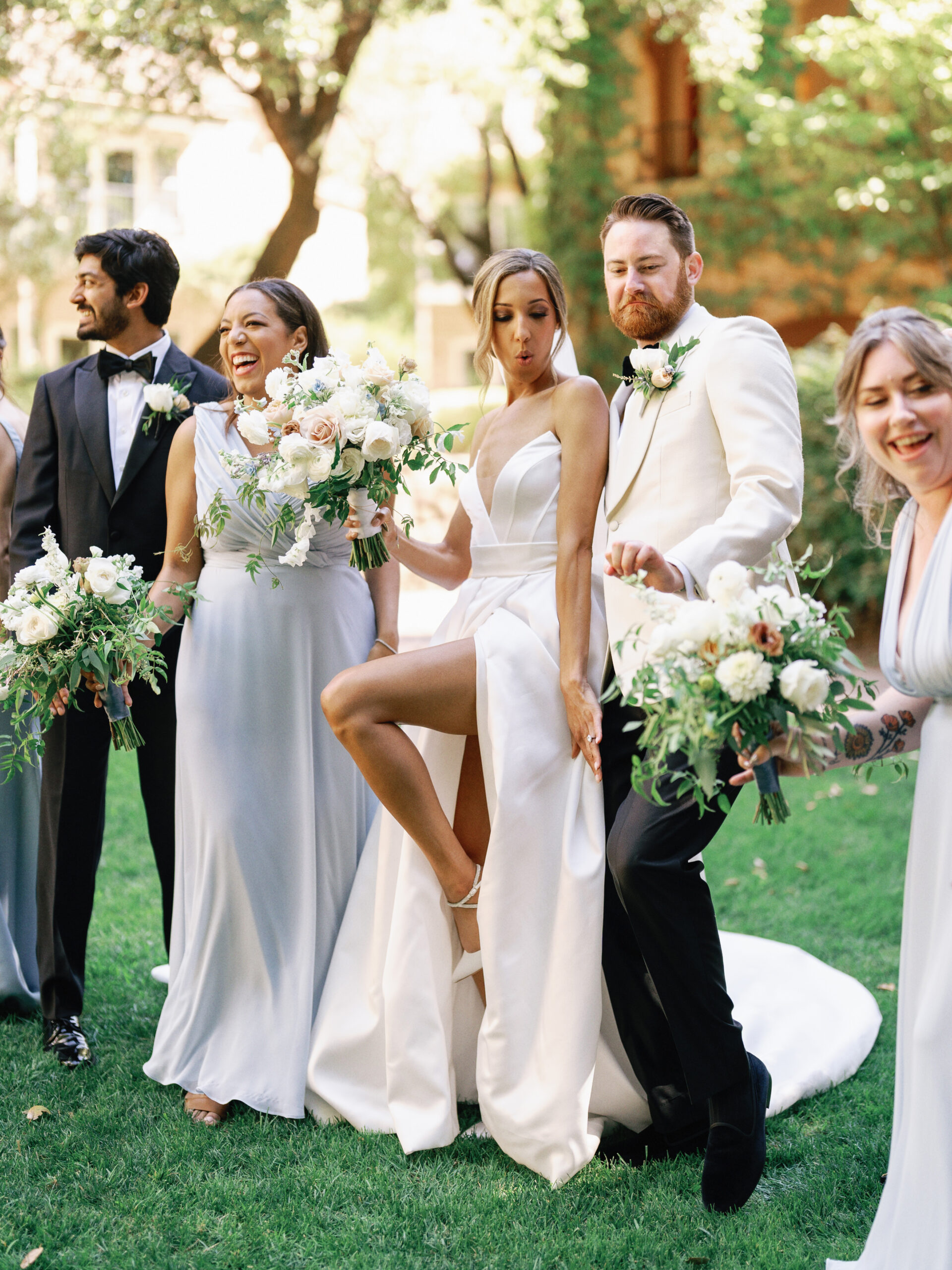This Chic Sonoma Wedding is Giving Major Blue Dress Inspiration