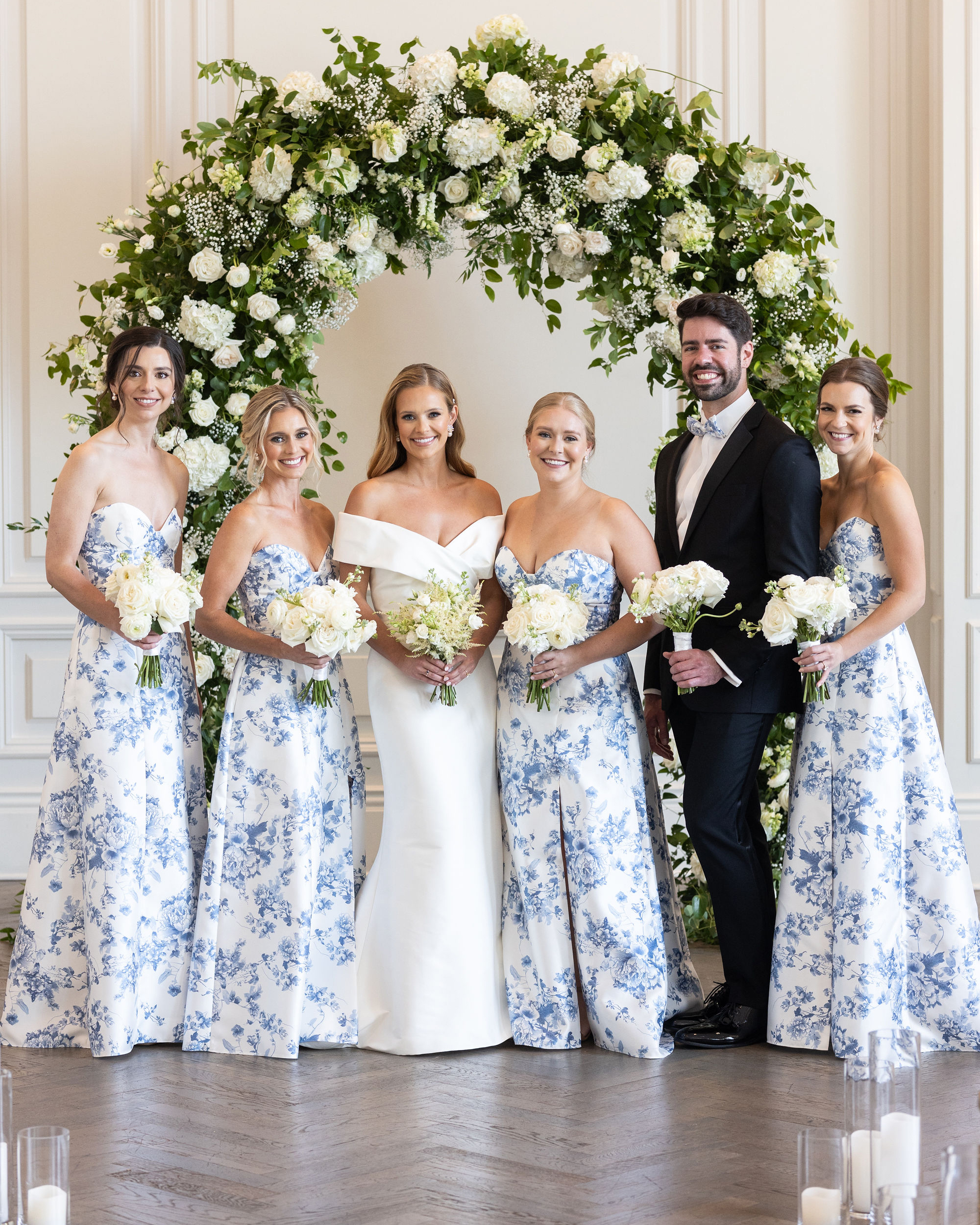 A Mother of the Bride Dress That Worked Perfectly with the Wedding Party Look