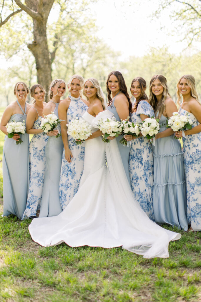 Blue Bridesmaid Inspiration